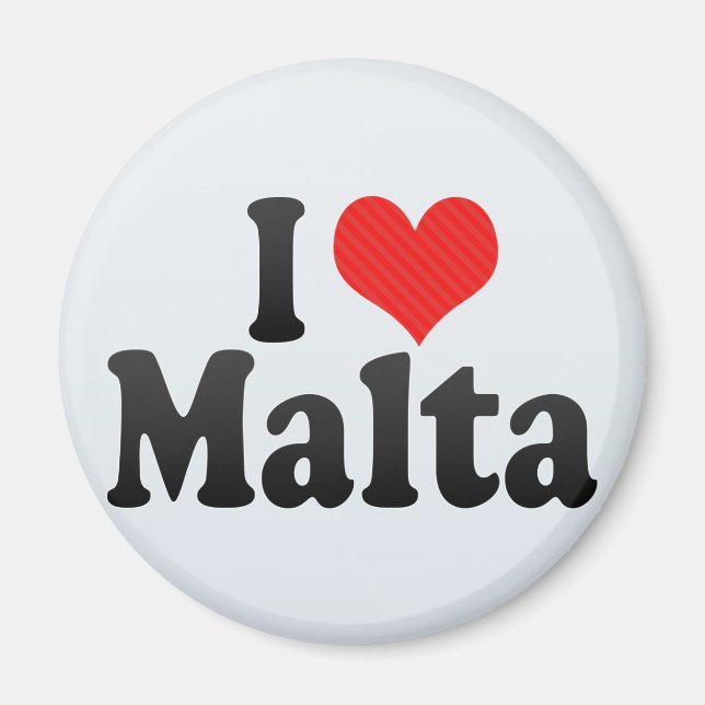 Imán Amo Malta (Frente)