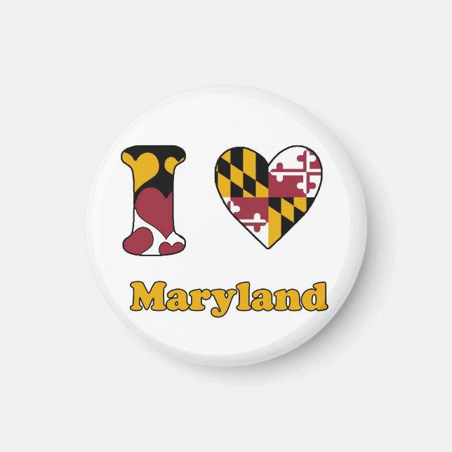Imán Amo Maryland (Frente)