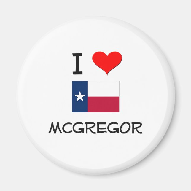 Imán Amo Mcgregor Texas (Frente)
