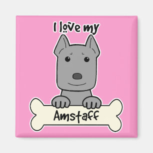 Imán Amo mi Amstaff