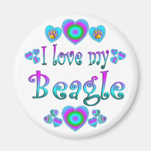 Imán Amo mi beagle