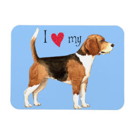 Imán Amo mi Beagle