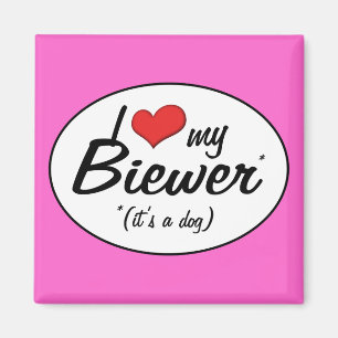 Imán Amo mi Biewer (es un perro)