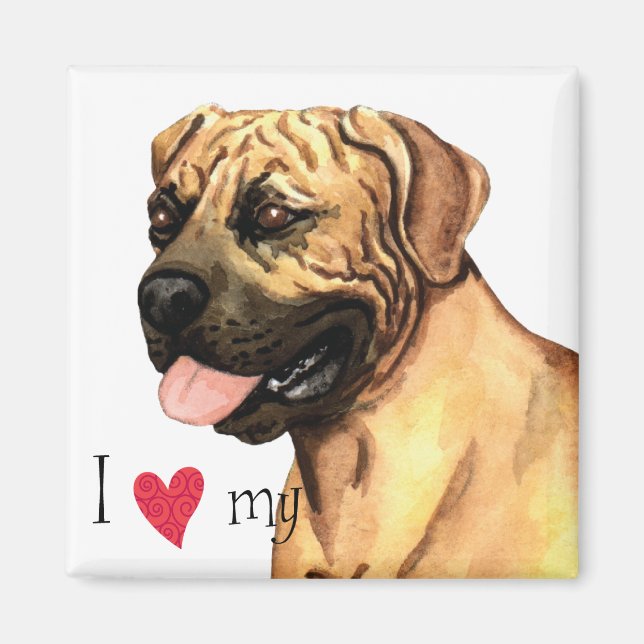 Imán Amo mi Boerboel (Frente)
