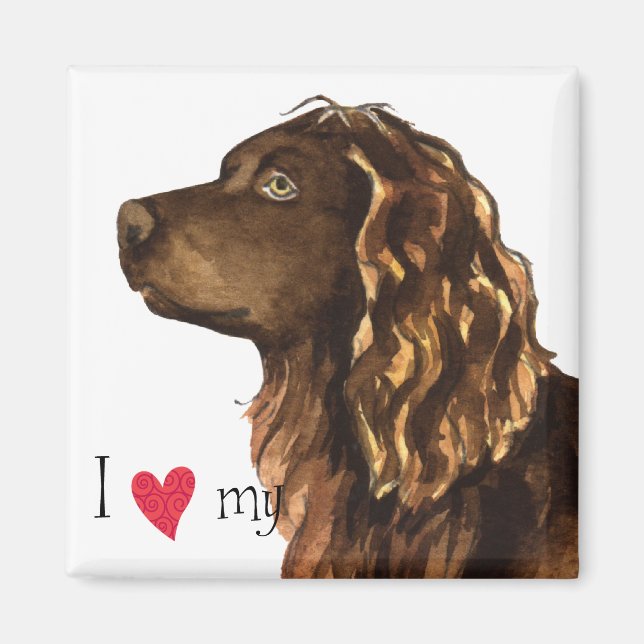 Imán Amo mi Boykin Spaniel (Frente)