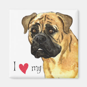 Imán Amo mi Bullmastiff