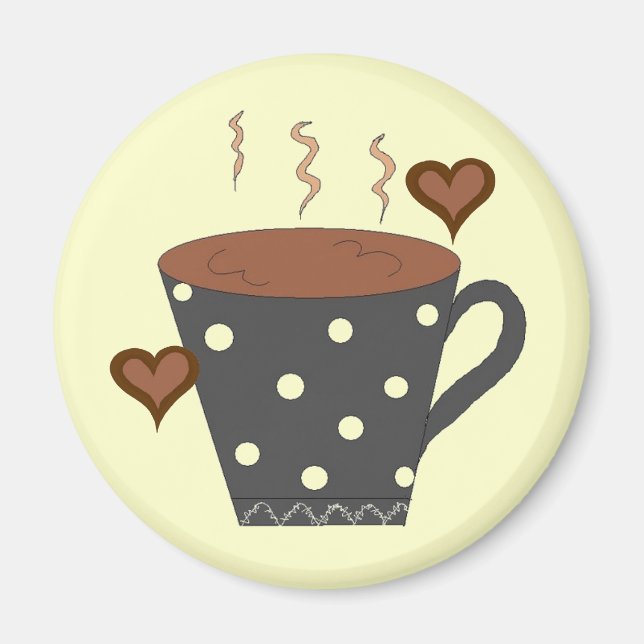Imán Amo mi café... (Frente)