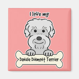 Imán Amo mi Dandie Dinmont Terrier