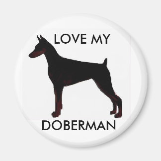 IMÁN AMO MI, DOBERMAN
