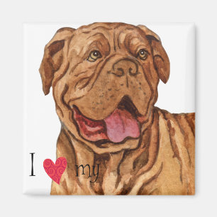 Imán Amo mi Dogue de Burdeos