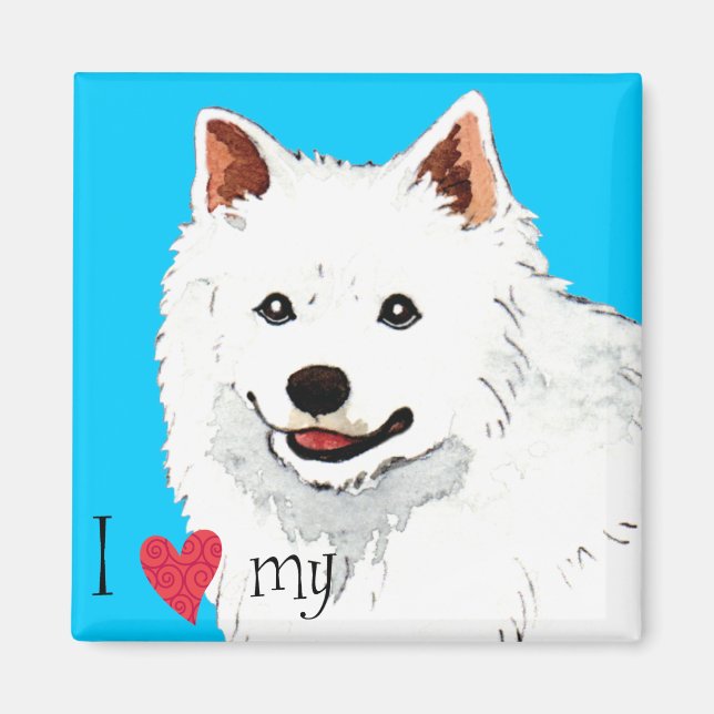 Imán Amo mi Eskie (Frente)