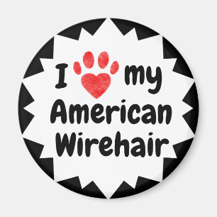 Imán Amo Mi Gato De Cabello De Cara Telefónica American