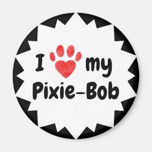 Imán Amo mi gato de Duendecillo-Bob