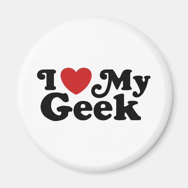 Imán Amo Mi Geek (Frente)