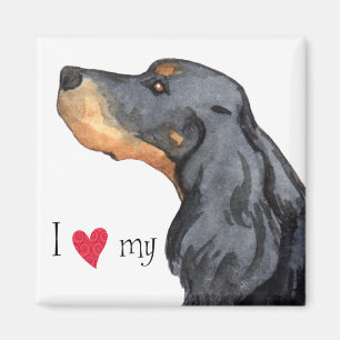 Imán Amo mi Gordon Setter