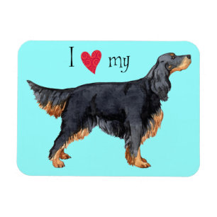 Imán Amo mi Gordon Setter