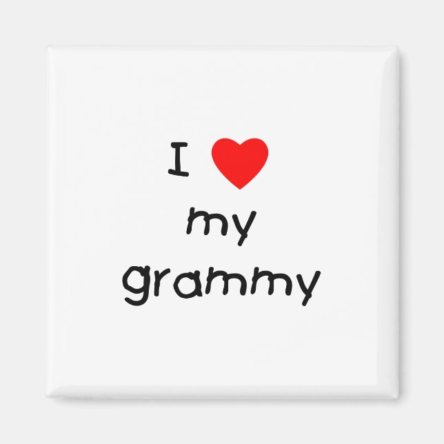 Imán Amo Mi Grammy (Frente)