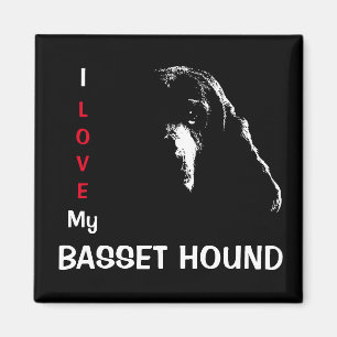 Imán Amo Mi Hongro Basset