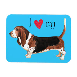 Imán Amo mi Hound Basset