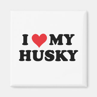 Imán Amo Mi Husky