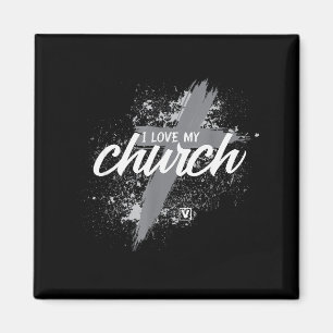 Imán Amo mi iglesia - Midland New Life Vineyard, Mi
