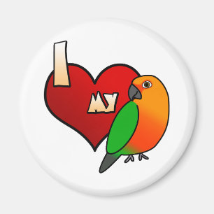 Imán Amo mi Jenday Conure