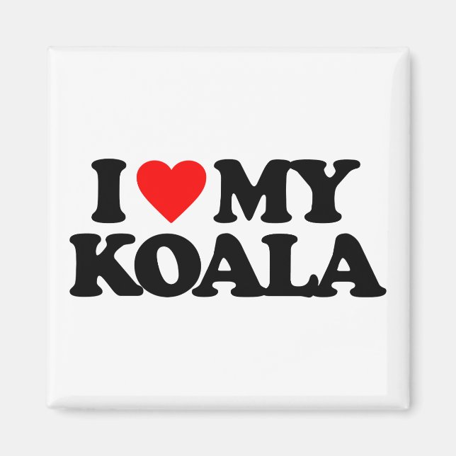 IMÁN AMO MI KOALA (Frente)