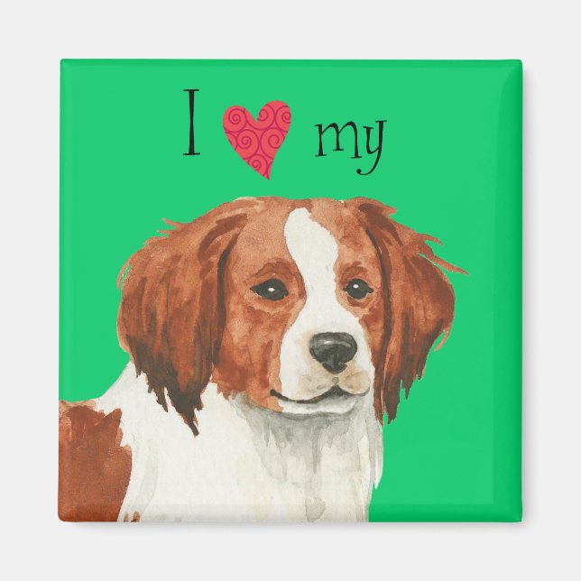 Imán Amo mi Kooikerhondje (Frente)