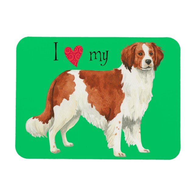 Imán Amo mi Kooikerhondje (Horizontal)
