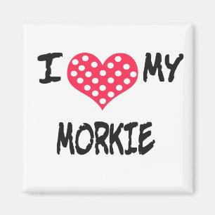 Imán Amo mi Morkie