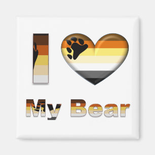 Imán Amo mi oso/Cub