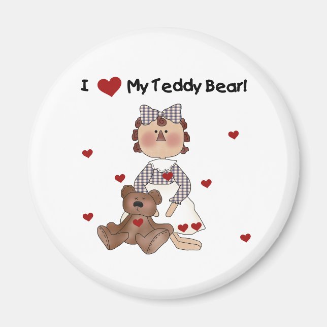 Imán Amo Mi Oso De Teddy (Frente)