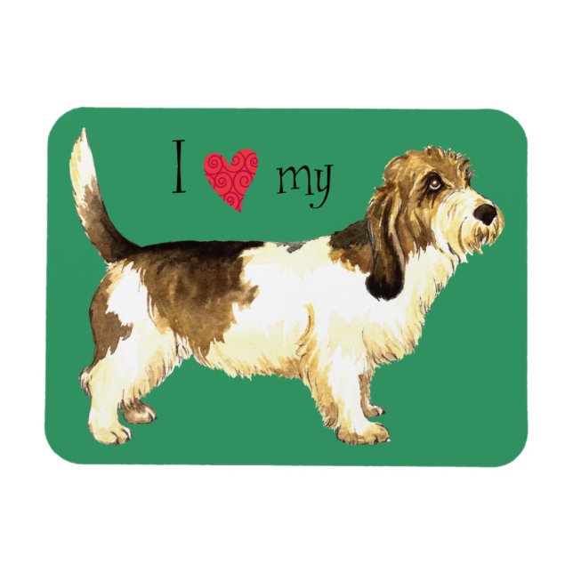 Imán Amo mi PBGV (Horizontal)