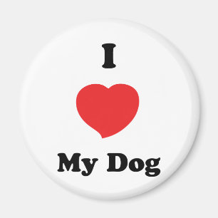 Imán AMO mi perro