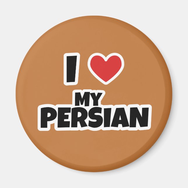 Imán Amo mi persa (Frente)