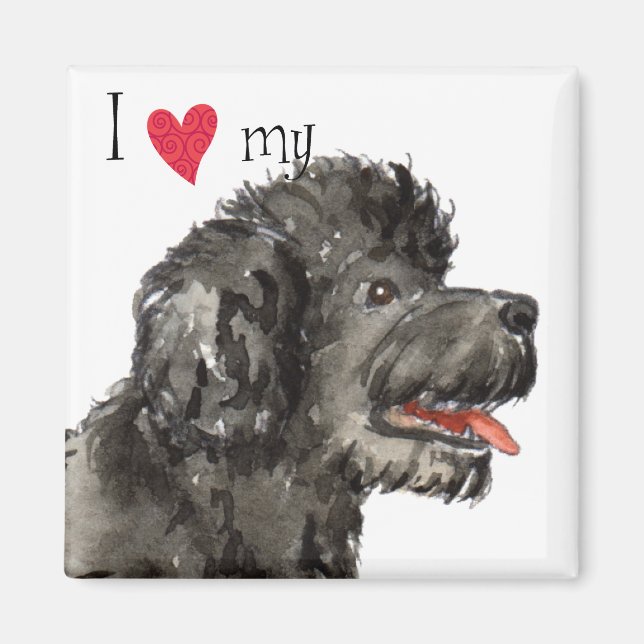 Imán Amo mi PWD (Frente)