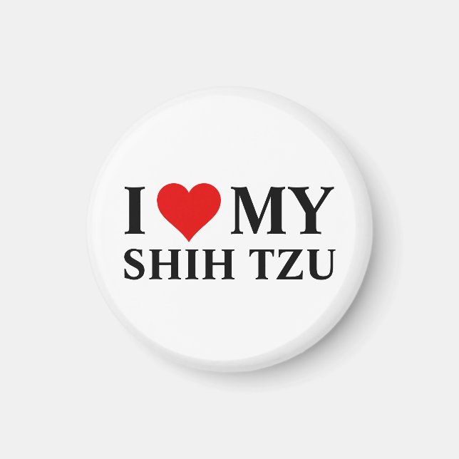 Imán Amo mi Shih Tzu (Frente)