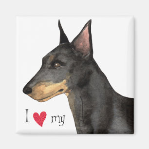 Imán Amo mi Terrier Manchester