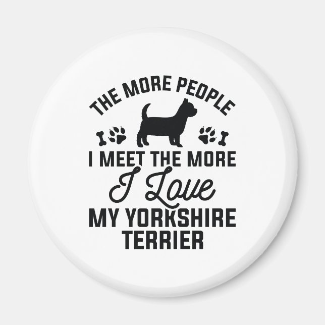 Imán Amo mi territorio de Yorkshire (Frente)