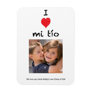 Imán Amo Mi Tío Photo Magnet Keepsake