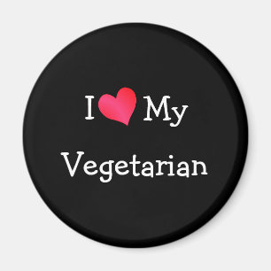 Imán Amo Mi Vegetario