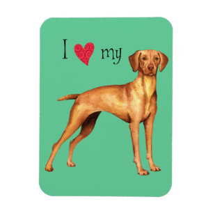 Imán Amo mi Vizsla