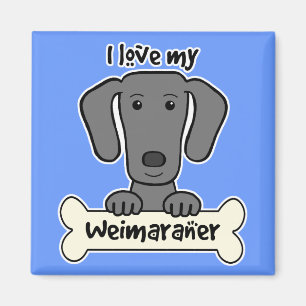 Imán Amo mi Weimaraner