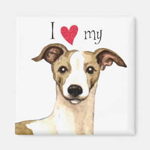 Imán Amo mi Whippet
