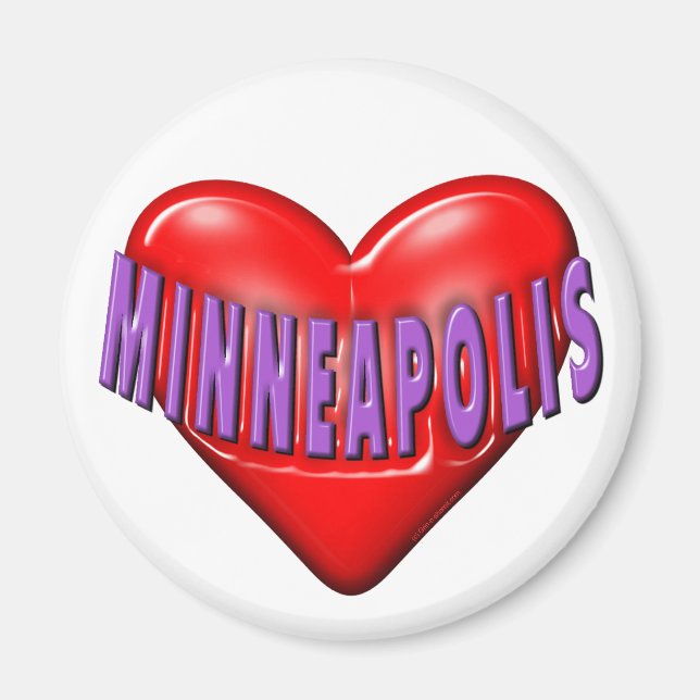 Imán Amo Minneapolis (Frente)