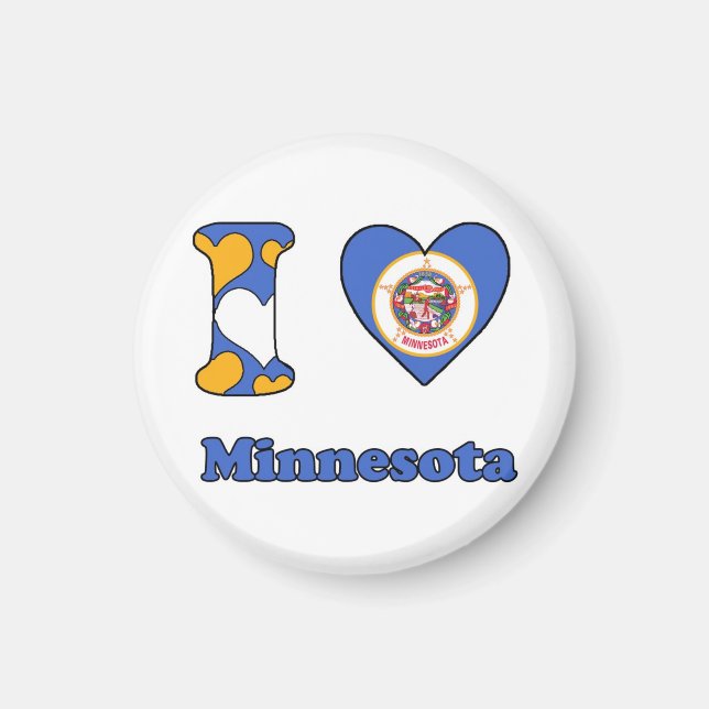 Imán Amo Minnesota (Frente)