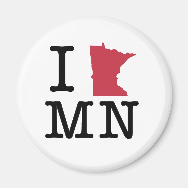 Imán Amo Minnesota (Frente)