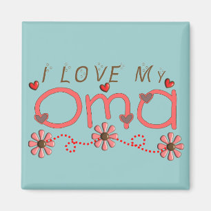 Imán Amo mis regalos OMA