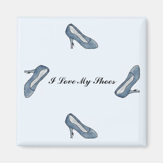 Imán Amo mis zapatos (Frente)