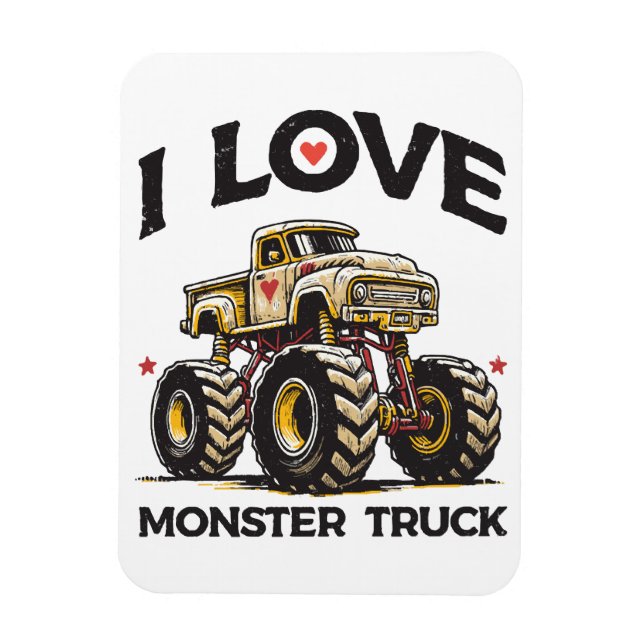 Imán Amo Monster Truck (Vertical)